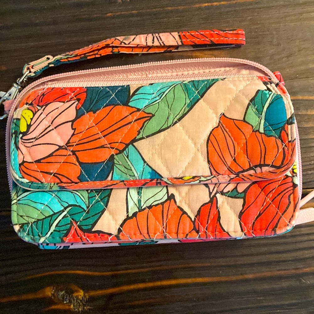 Vera Bradley carry all wristlet.